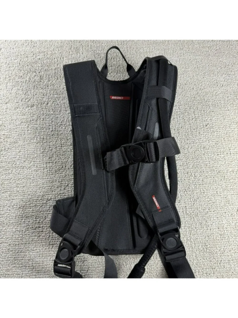 Sedici Acqua Hydration 3L Backpack Black Biker Motorcycle